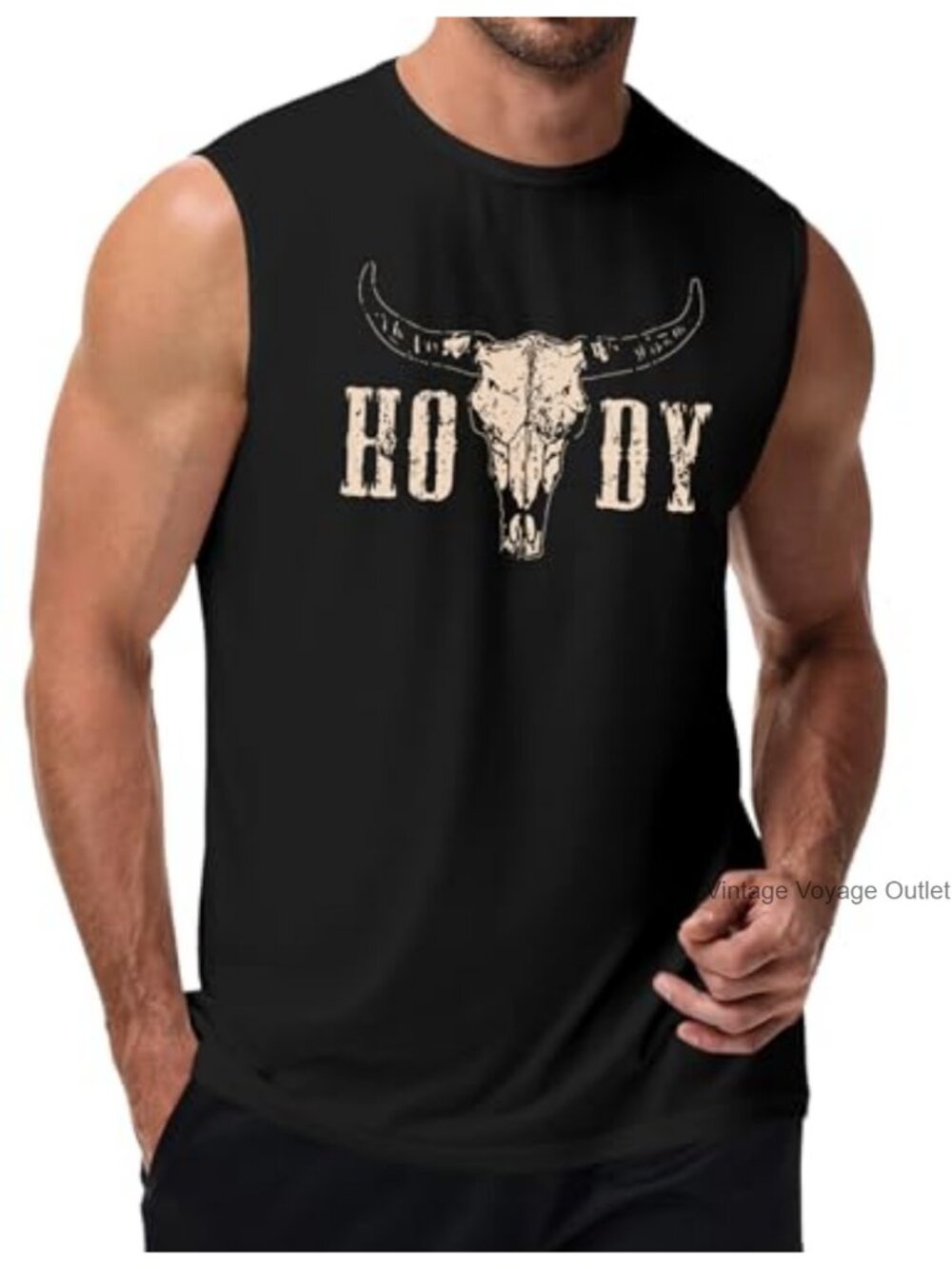 Men's Sleeveless Graphic Tank Top Moisture Wicking 4th of July USA
